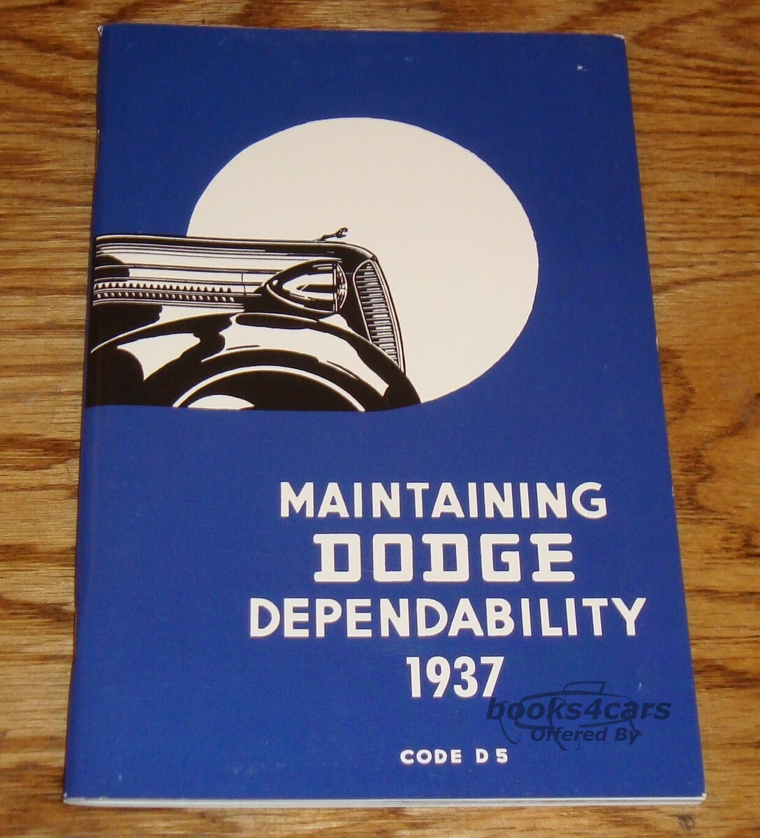view cover of 1937 Dodge Car Operators Manual by Dodge