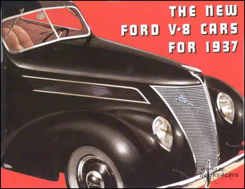 view cover of 1937 Sales brochure by Ford, 20 pgs