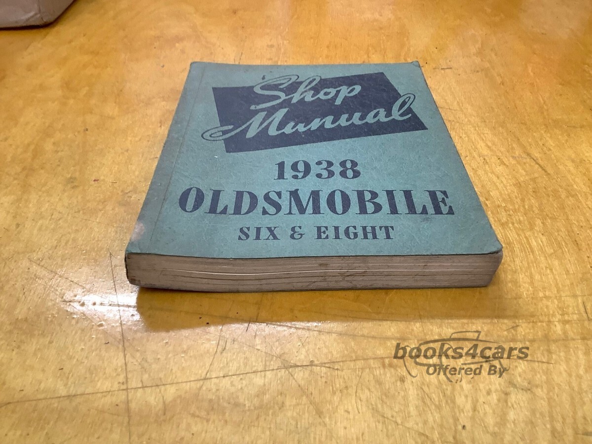 view cover of 1938 Shop service repair manual by Oldsmobile 298 pages