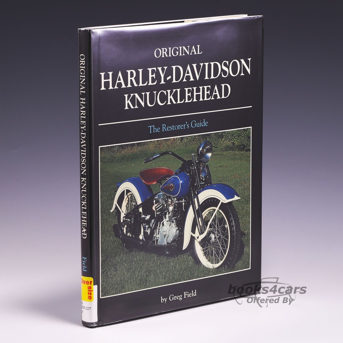 view cover of Original Harley Davidson Knucklehead Restorer's Guide by Greg Field 128 hardbound pages