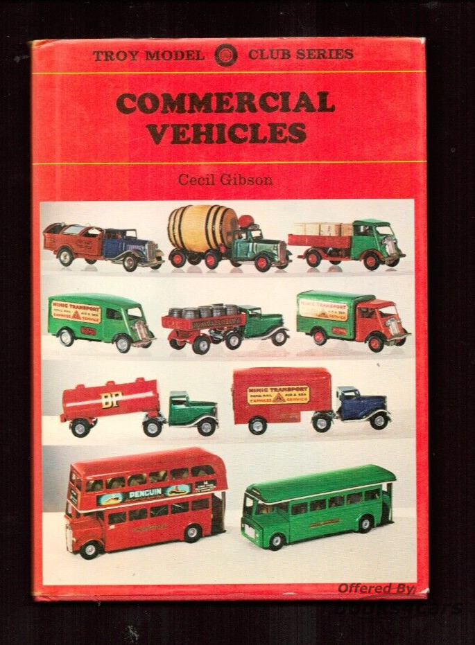 view cover of Troy Model Club Series on Commercial Vehicles collector models book by Cecil Gibson 62 pgs.