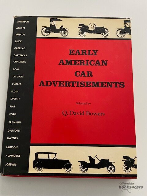 view cover of Early American Car Advertisments by Q David Bowers