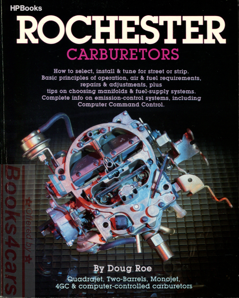 view cover of Rochester Carburetors Shop Service Repair Manual by D Roe & B Fisher H.P. Books
