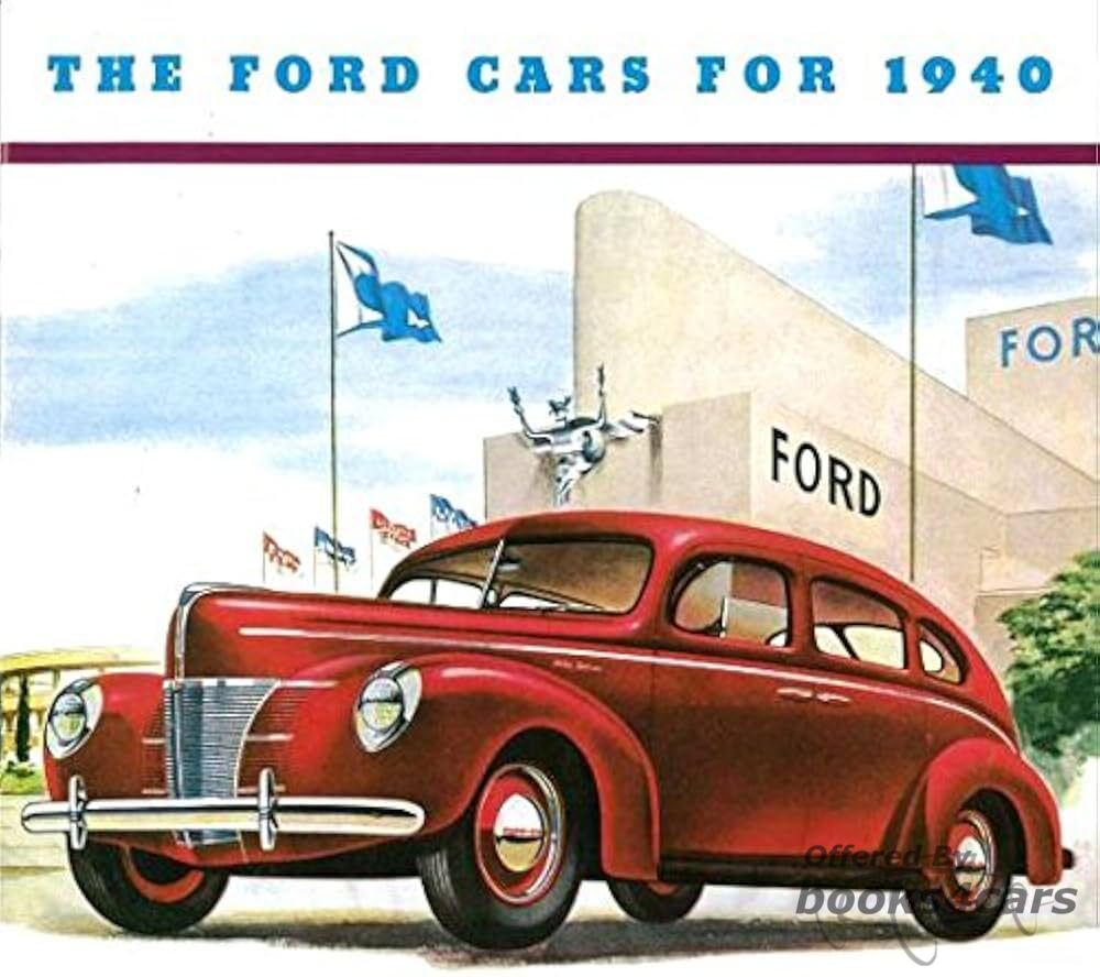 view cover of 1940 Sales brochure by Ford