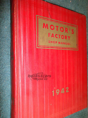 view cover of 1935-1942 Auto Repair Manual by Motor's eigth edition