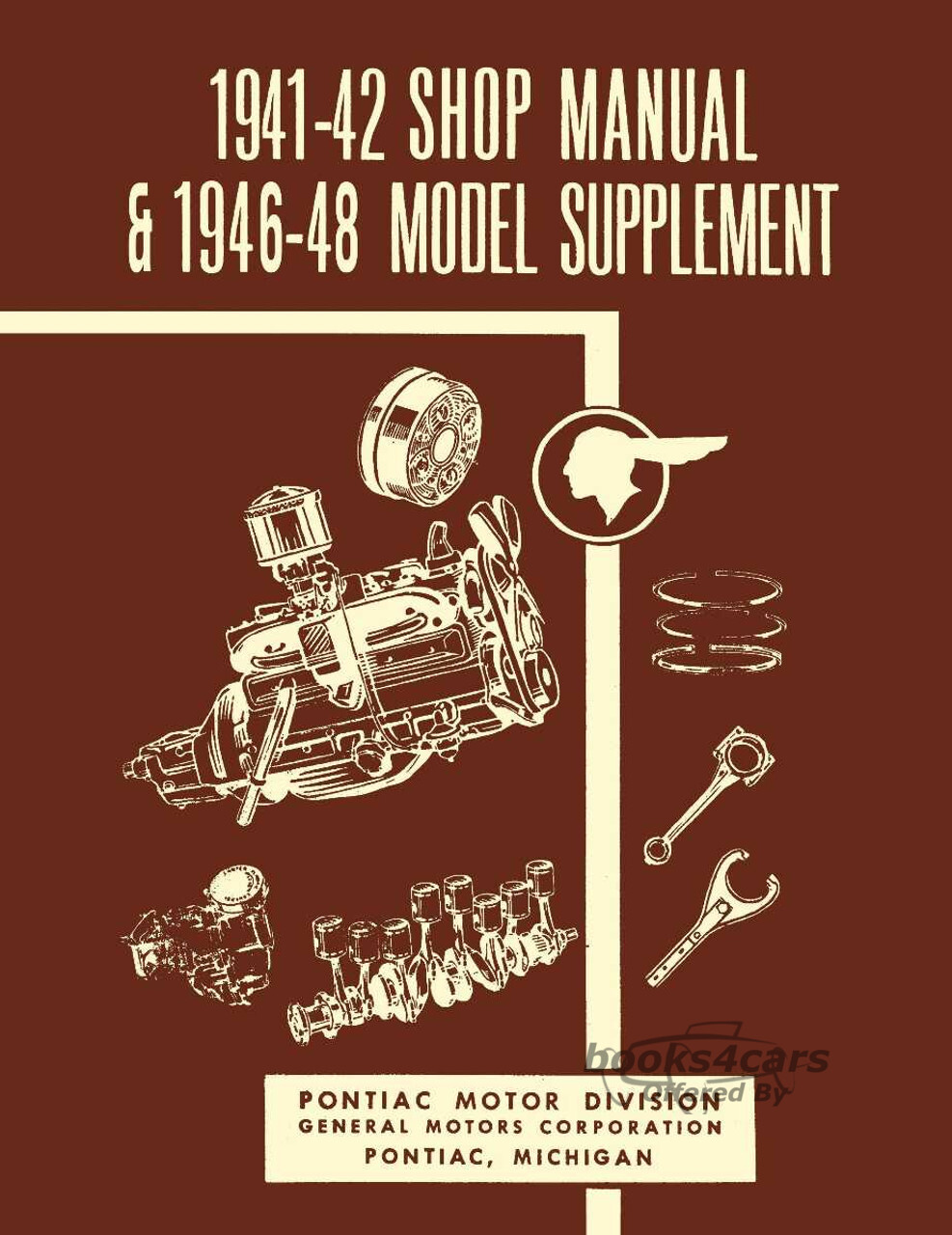 view cover of 1941-1942 Shop service repair manual by Pontiac 414 pages