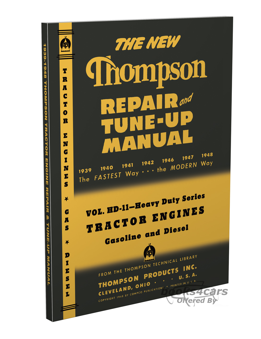 view cover of 1939-1948 Thompsons Tractor Engines Gasoline & Diesel Vol.HD-11