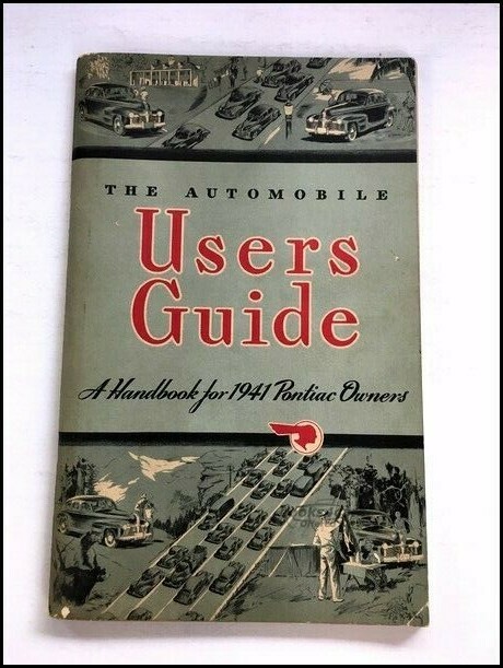 view cover of 1941 Pontiac Owners Manual