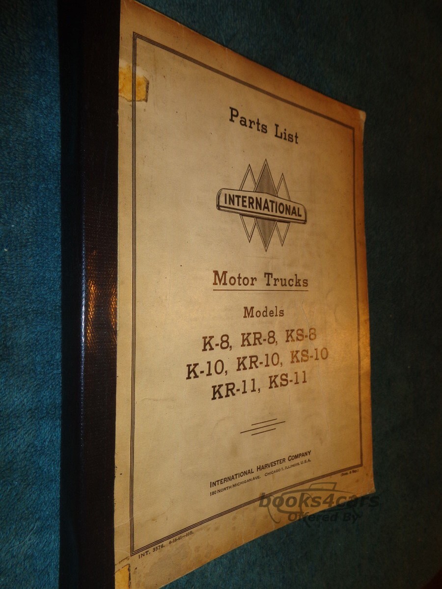 view cover of 1942 6 Wheel trucks (K-8, K-11 models) Parts Manual by International Harvester.