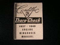 view cover of 1937-1948 electrical Thoro-Check Engine Diagnosis shop Manual by Cadillac