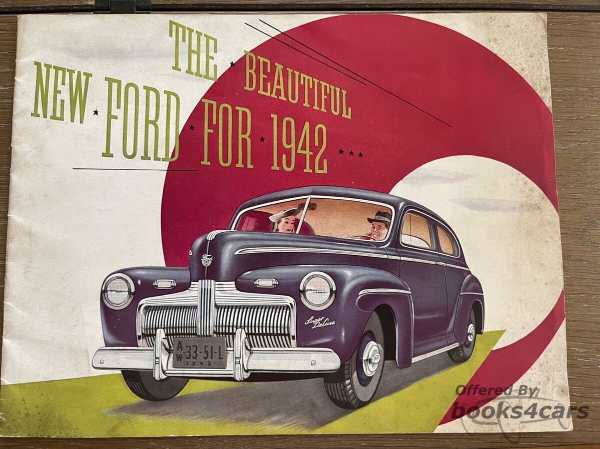 view cover of 1942 Sales Brochure by Ford Car