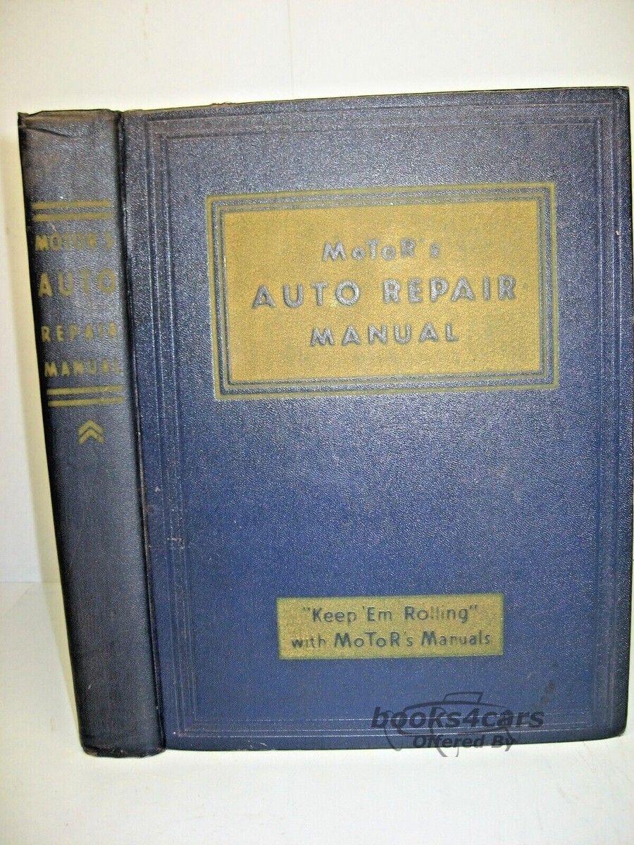 view cover of 1935-1949 Motors Shop Service Repair Manual 12th Ed. Domestic American car
