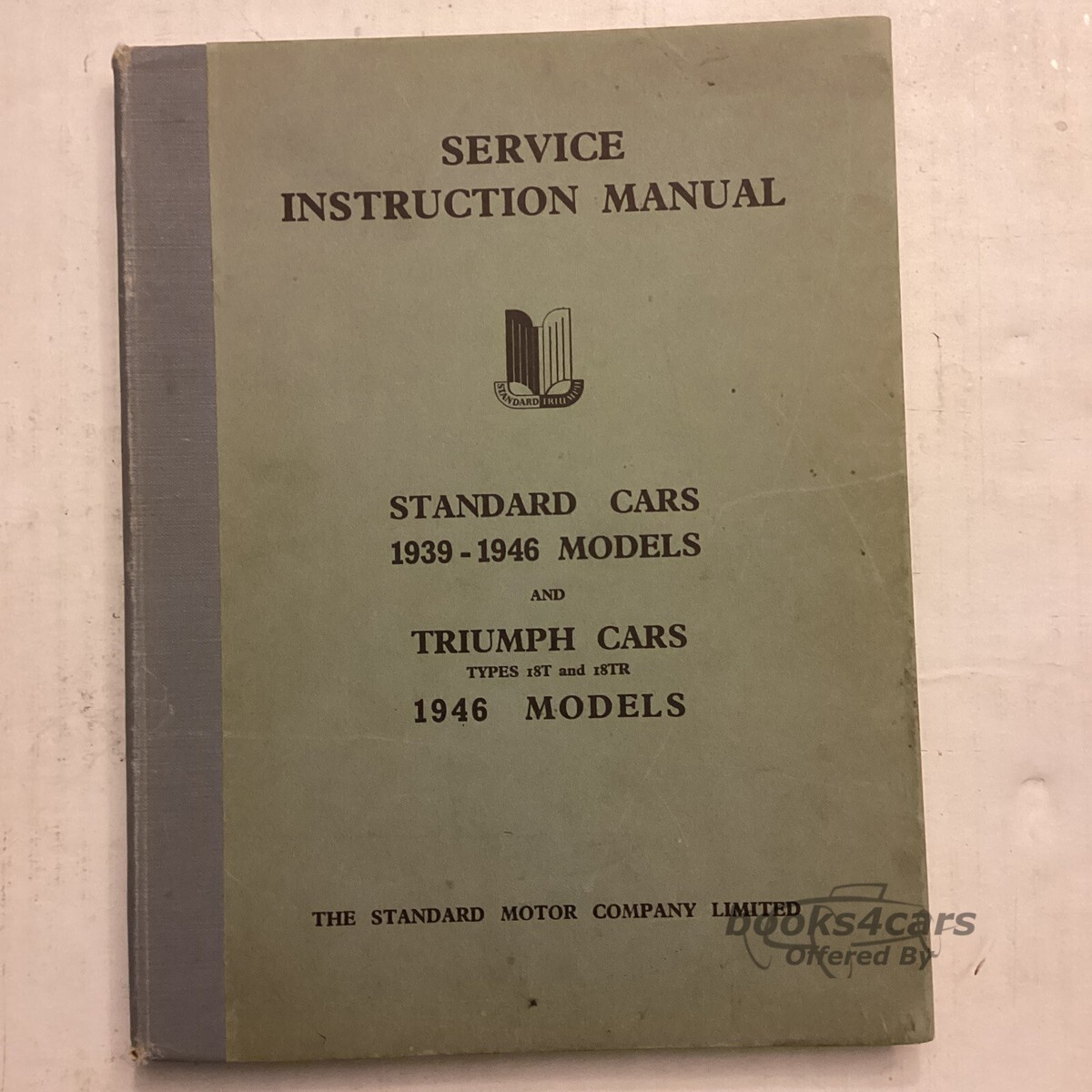 view cover of 1939-1946 Standard Triumph Shop Service Repair Manual By Standard Triumph