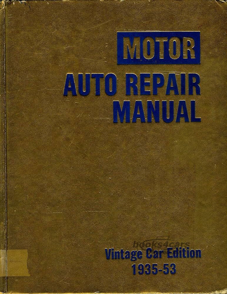 view cover of 1935-1953 Motor's 16th Shop Service Repair Manual Domestic American cars by Motors