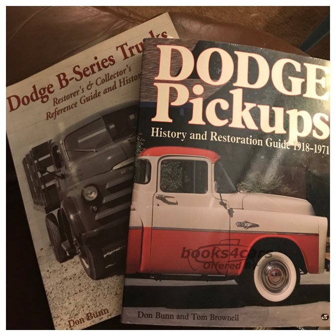 view cover of 1918-1971 Pickup Restoration Guide for Dodge, by Tom Brownell & Don Bunn, 224 pages.