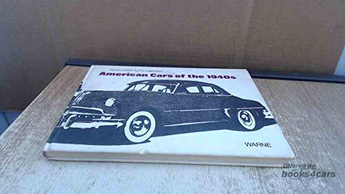 view cover of American Cars of the 1940s Forties Olyslager Auto Library by Warne