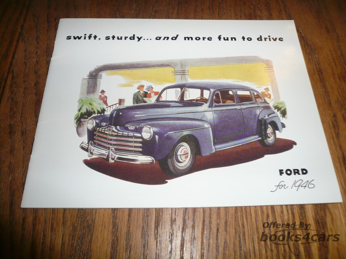 view cover of 1946 Sales Brochure by Ford Car