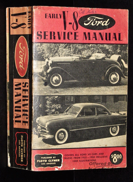 view cover of 1932-1950 Ford Early V8 Cars & Trucks Construction Operation & Repair Book by Victor W Page 896 pages some