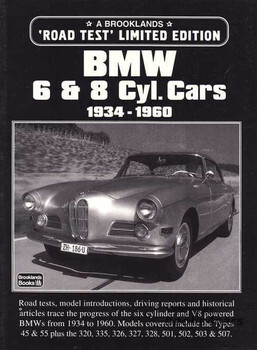 view cover of 1934-1960 Portfolio of Articles on BMW V8 & 6-cylinder cars, 96 pages. compiled by Brooklands covering 328 507 502 320 503 501 327 326 335 and Frazer Nash