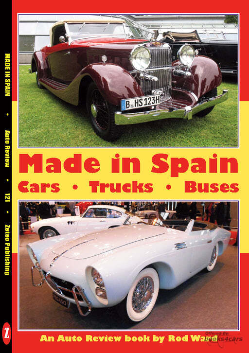 view cover of Made in Spain Cars Trucks Buses by Ward including Hispano Suiza Pegaso Seat & others