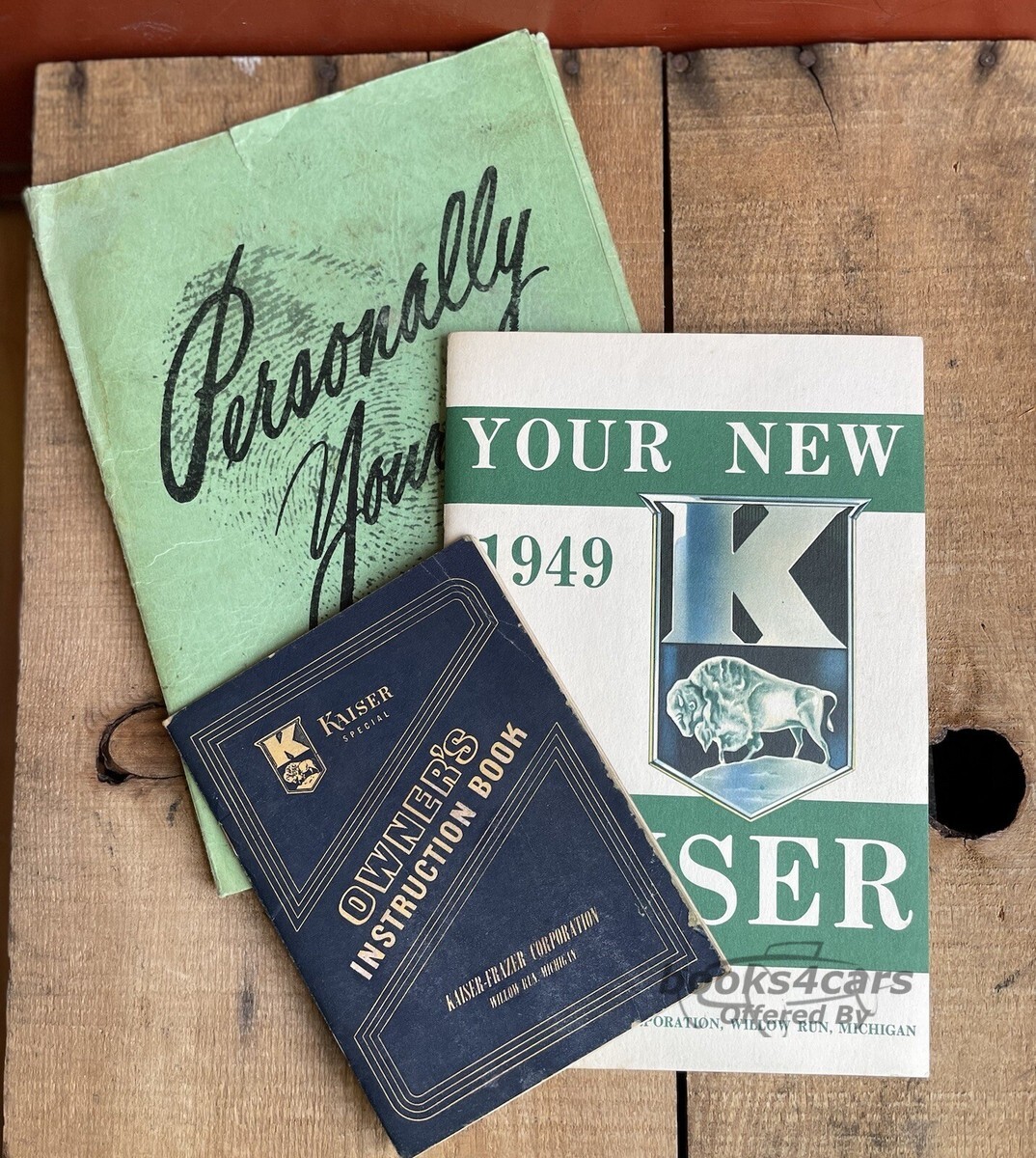 view cover of 1949 Kaiser Owners Manual by Kaiser-Frazer