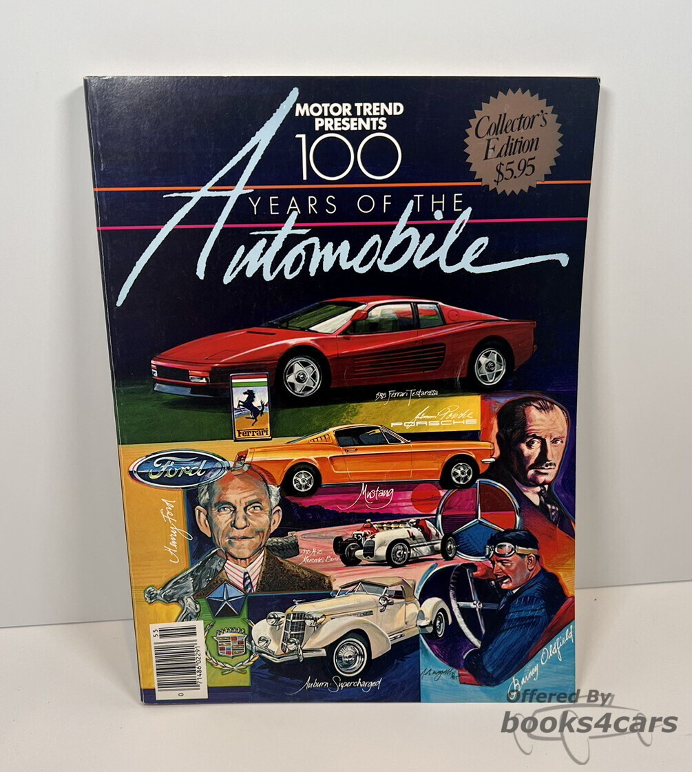 view cover of 100 Years of the Automobile by Motor Trend Collector's Edition