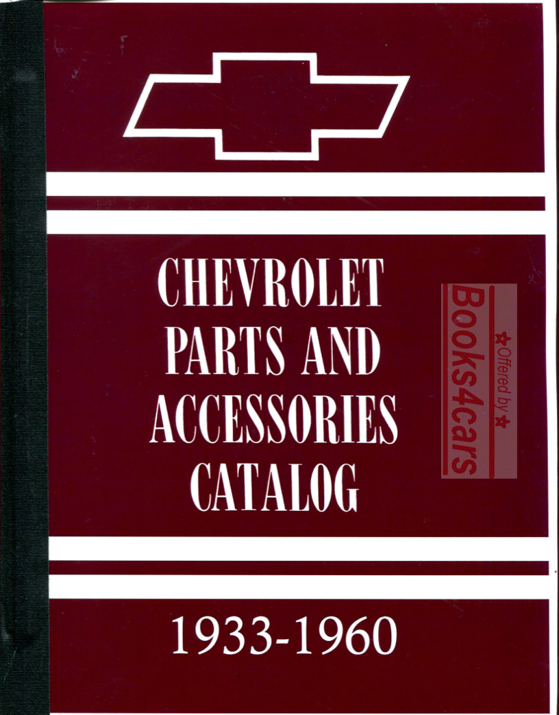 view cover of 1933-1960 Car & truck all models parts catalog by Chevrolet
