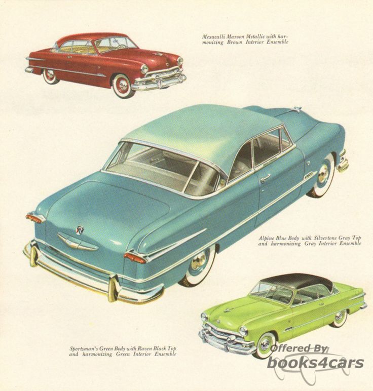 view cover of 1950 Ford Victoria sales brochure by Ford