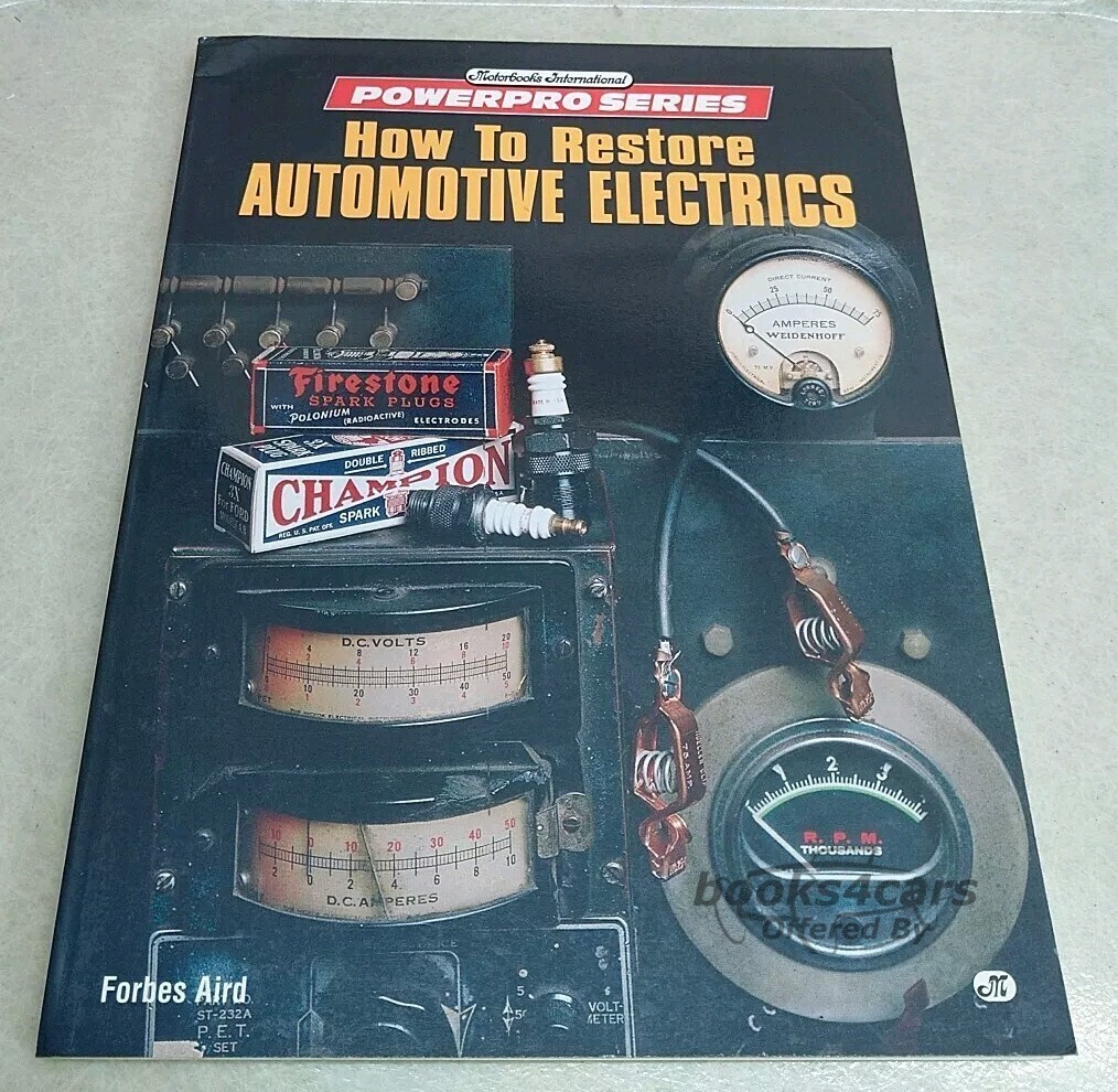 view cover of How to Restore Automotive Electrics by Forbes Aird 128 pages