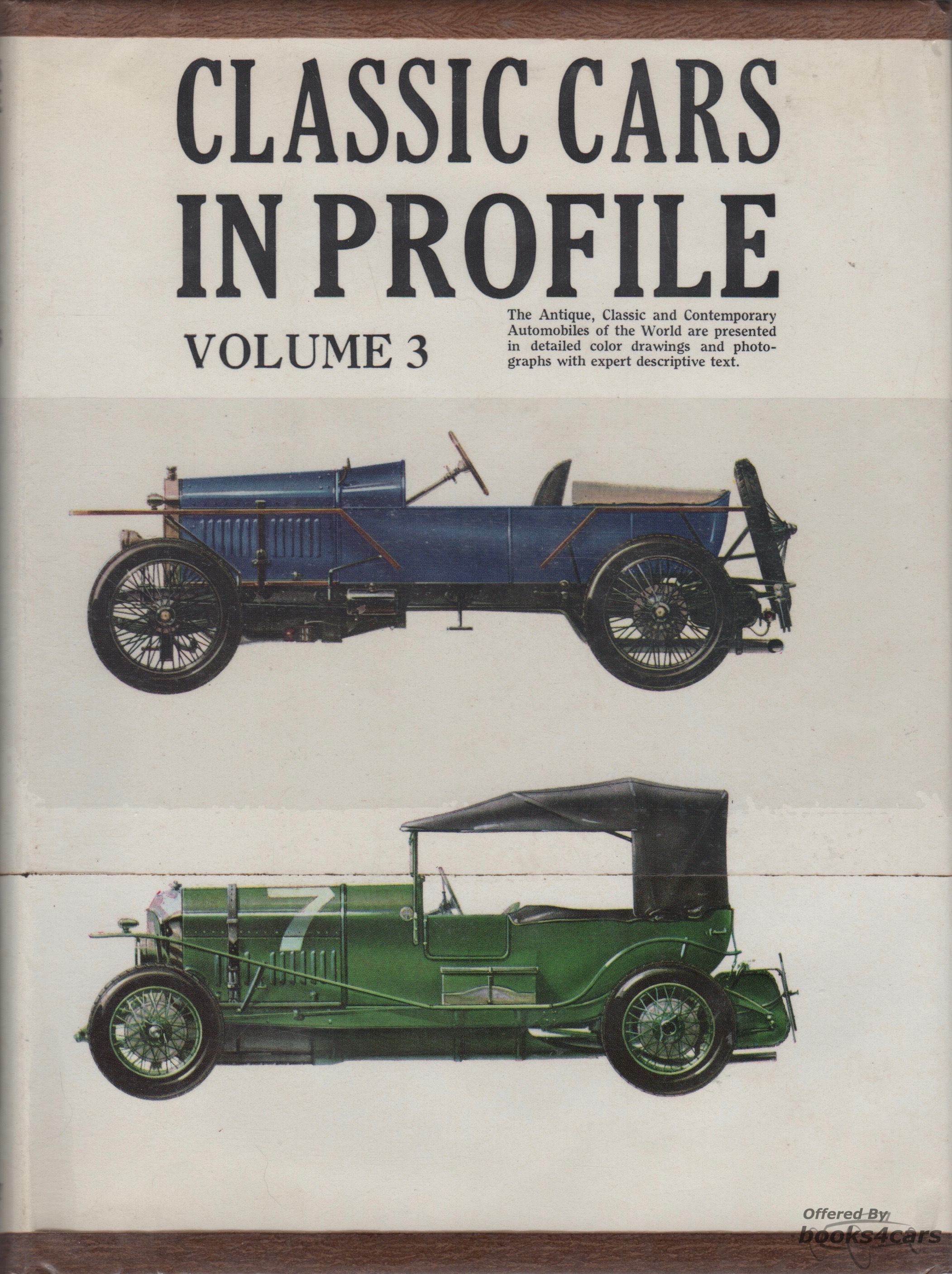 view cover of Classic Cars in Profile Volume 3 Profile nos 49-72 editor Anthony Harding