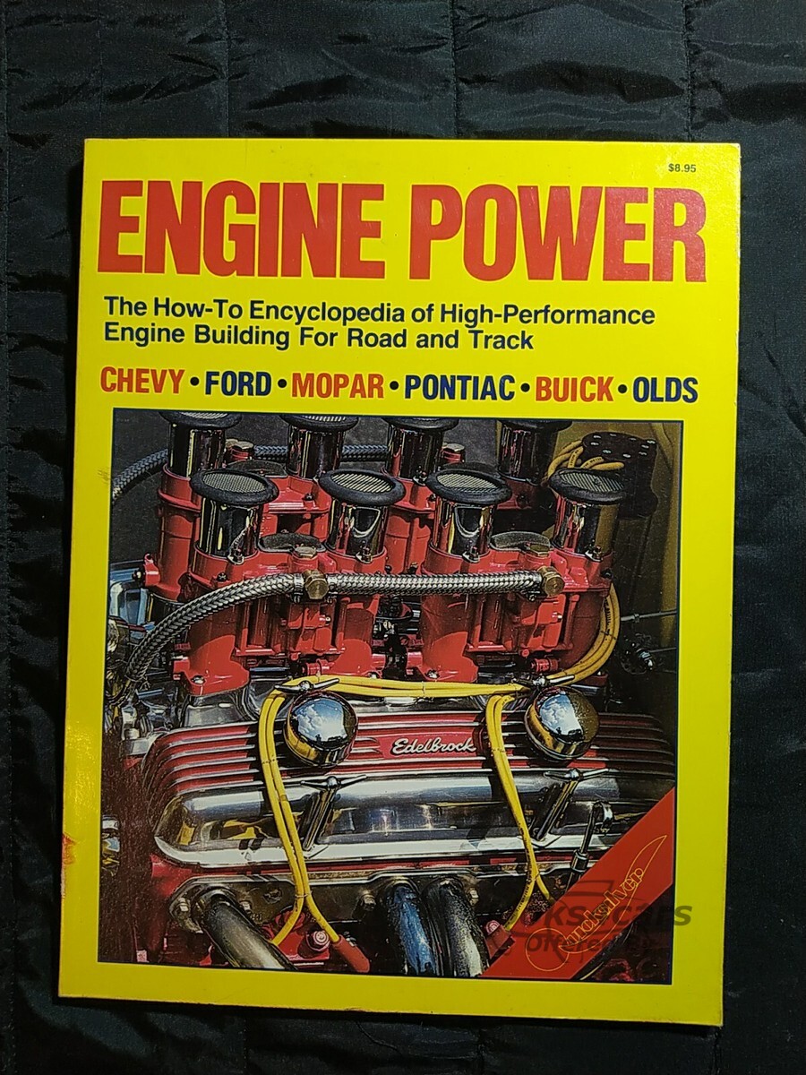view cover of Engine Power the How to Encyclopedia of High Performance Engine Building for Road & Track by M Schorr 82 page shop service repair manual for Chevy Ford Mopar Pontiac Buick & Olds