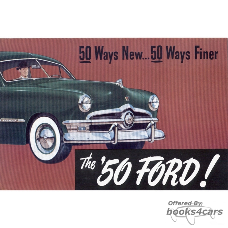 view cover of 1950 Sales Brochure by Ford