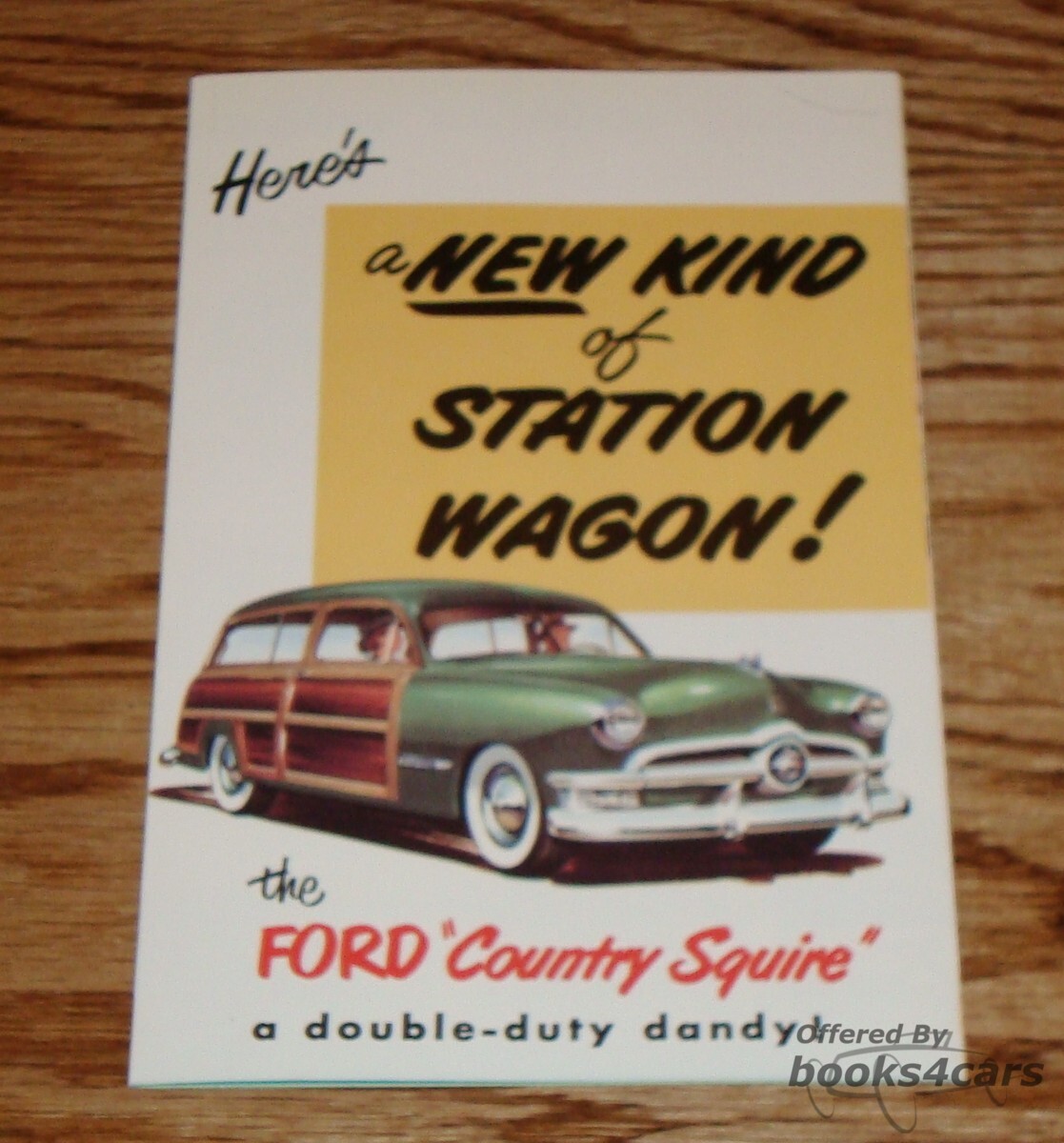 view cover of 1950 Wagon Sales Brochure by Ford