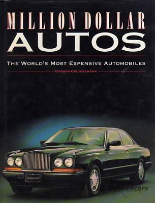 view cover of Million Dollar Autos - The Worlds Most Expensive Automobiles by Gordon Cruickshank