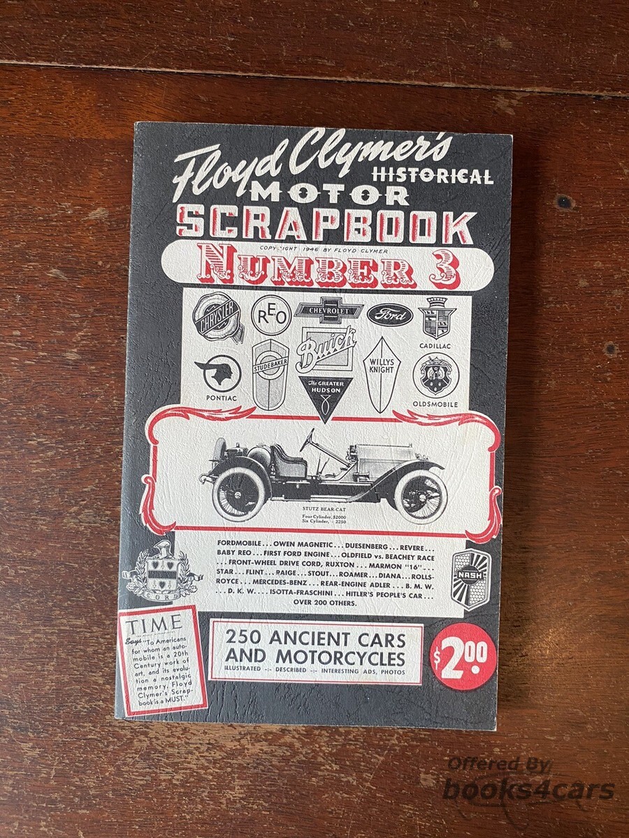 view cover of Floyd Clymers Motor Scrapbook Number 3