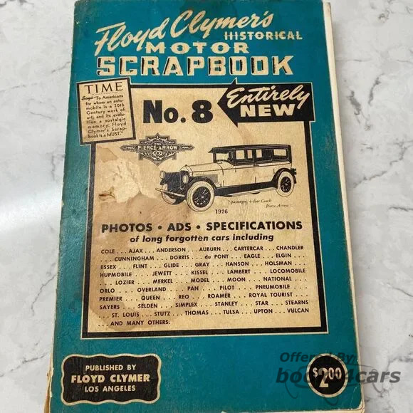 view cover of Floyd Clymers Motor Scrapbook Number 8