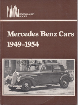 view cover of 1949-1954 Mercedes Benz Cars by Brooklands portfolio compilation of magazine articles