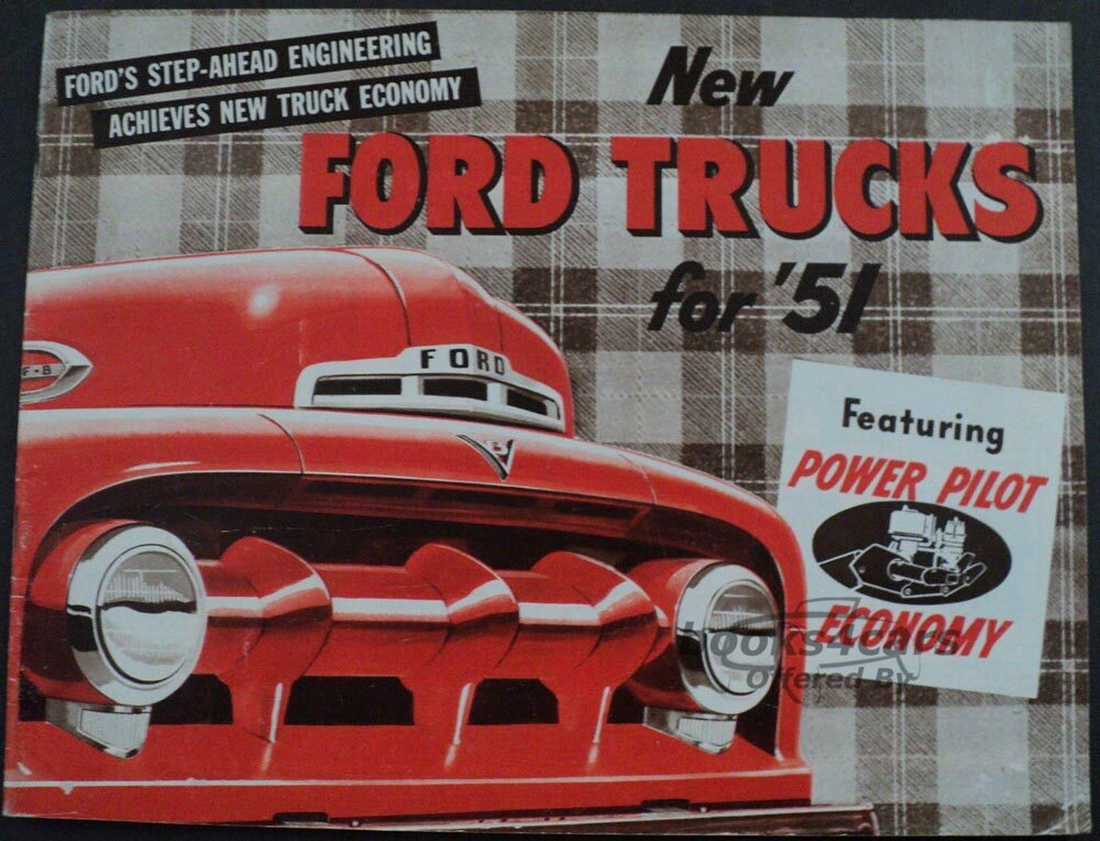 view cover of 1951 Ford Truck Sales Brochure