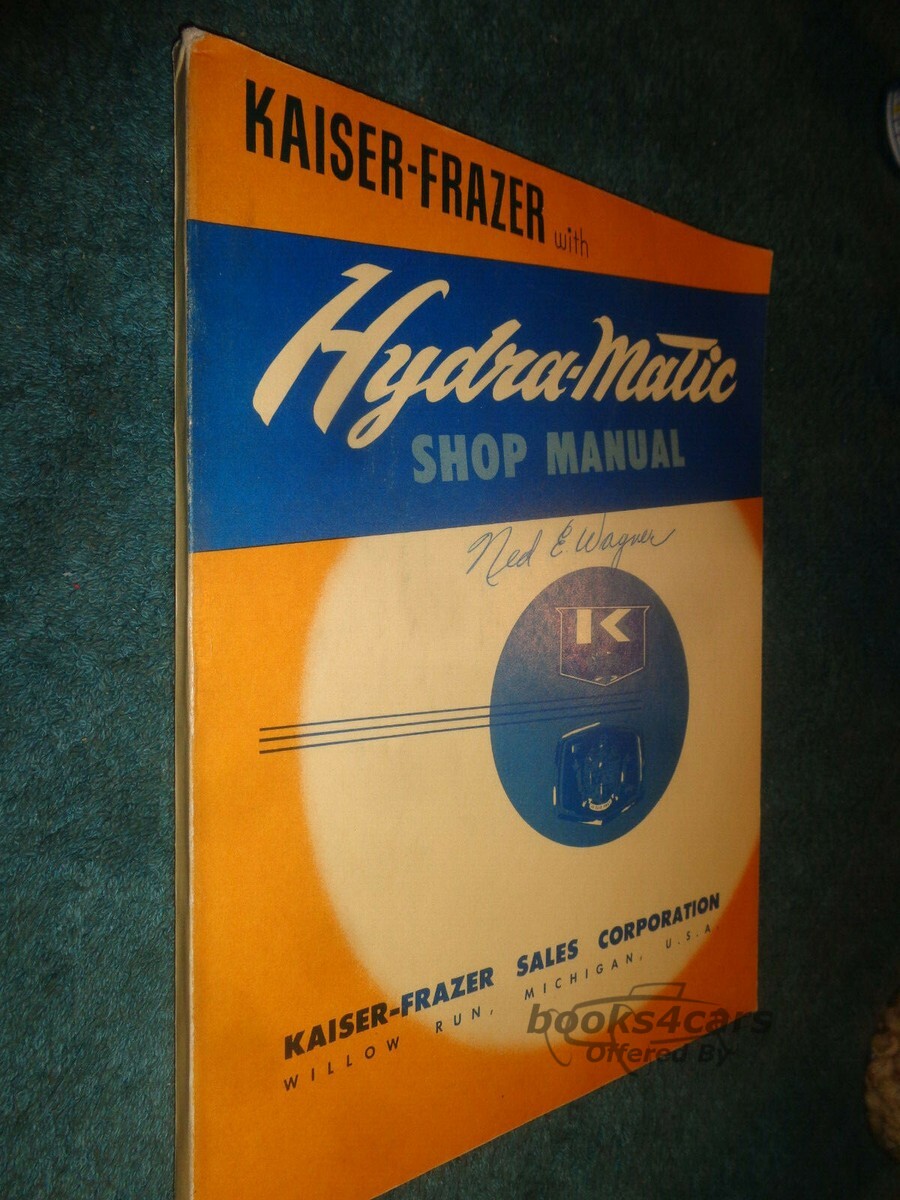 view cover of Hydra-Matic Transmission Shop Service Repair Manual by Kaiser Frazer