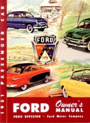 view cover of 1951 Owners manual by Ford car all models
