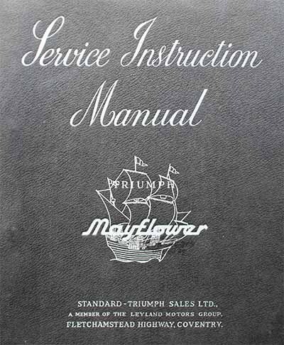 view cover of Mayflower Service Manual by Triumph