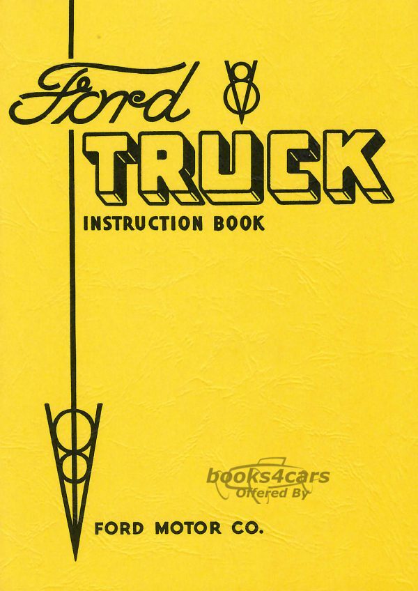 view cover of 1934 Ford Truck Owners manual by Ford