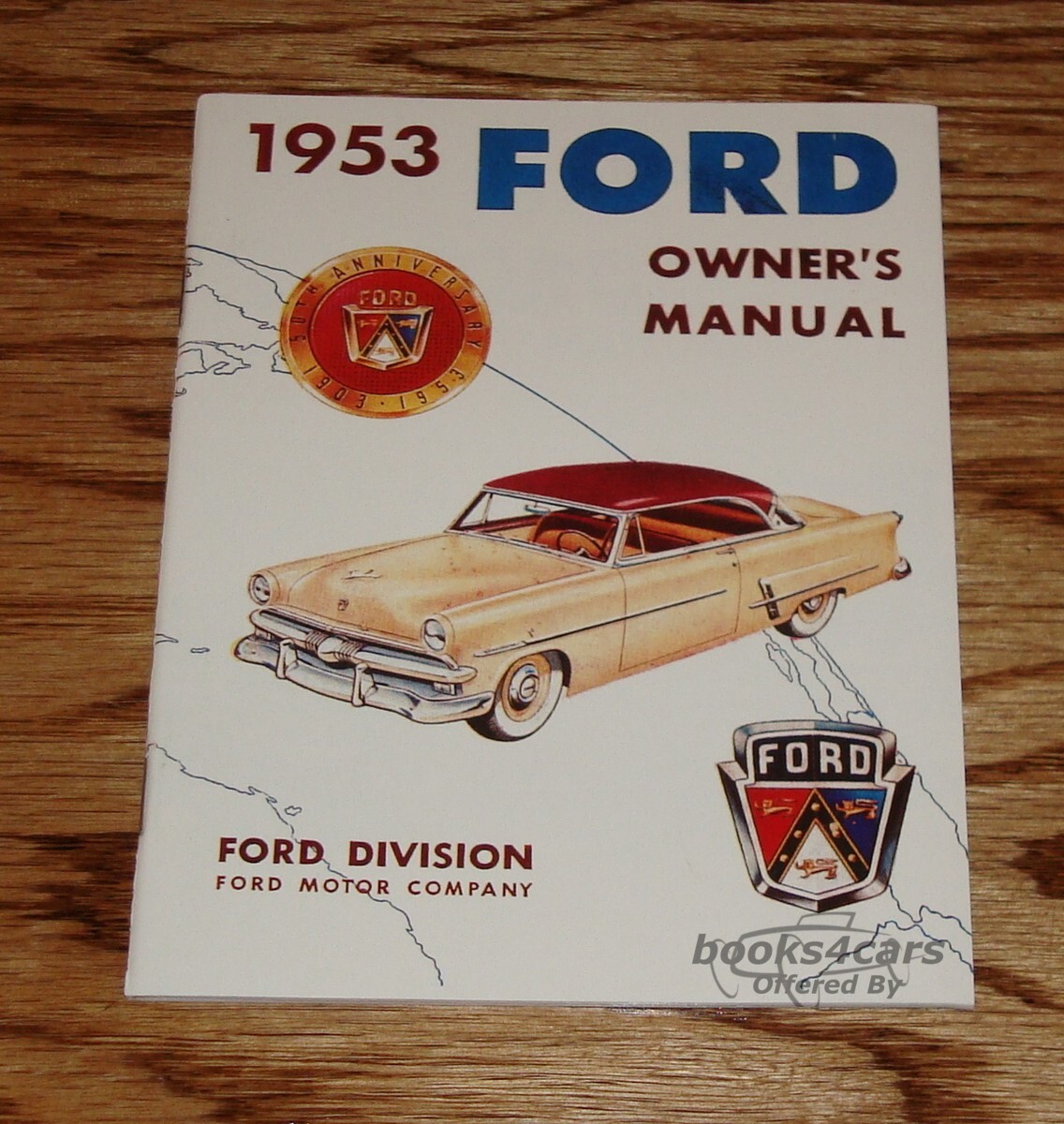 view cover of 1953 Owners manual Mainline Customline Crestline all model Cars by Ford