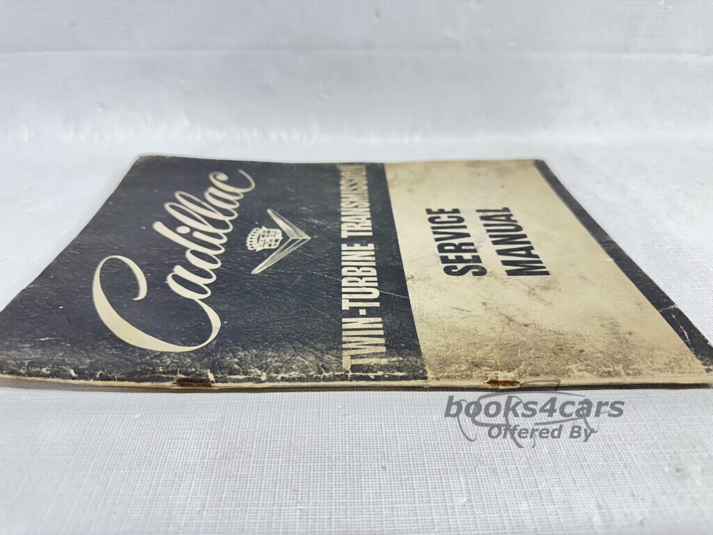 view cover of 1953 Automatic transmission 'twin turbine' service manual by Cadillac: 60 pgs.