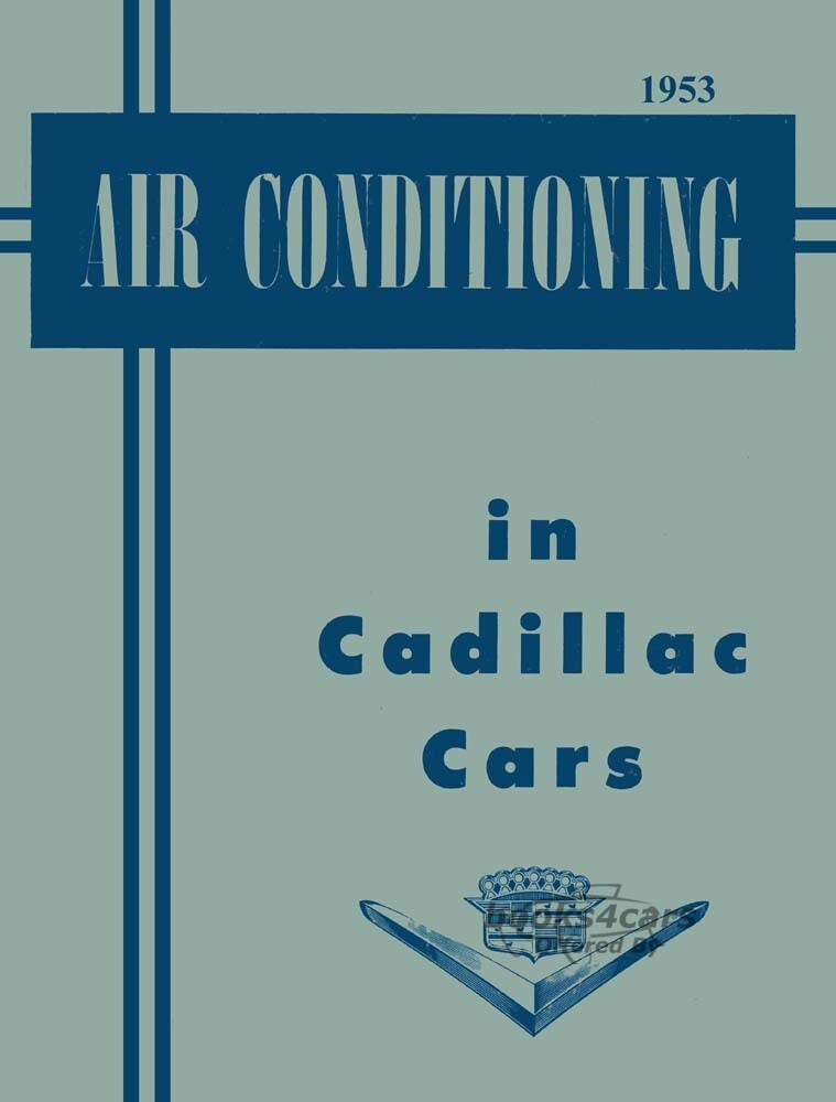 view cover of 1953 Air Conditioning Manual by Cadilllac