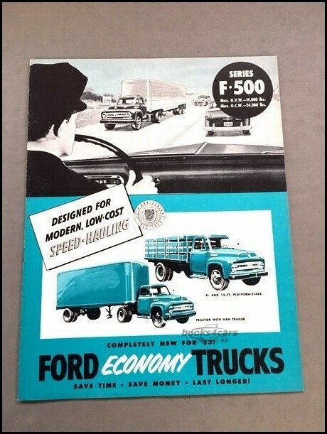 view cover of 1953 Ford Truck Sales Brochure