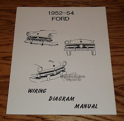 view cover of 1952-1954 Ford Car Wiring Diagram Manual