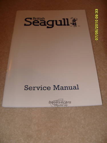 view cover of British Seagull Service & Repair Handbook 139 pgs Includes 1.5 to 6 hp models
