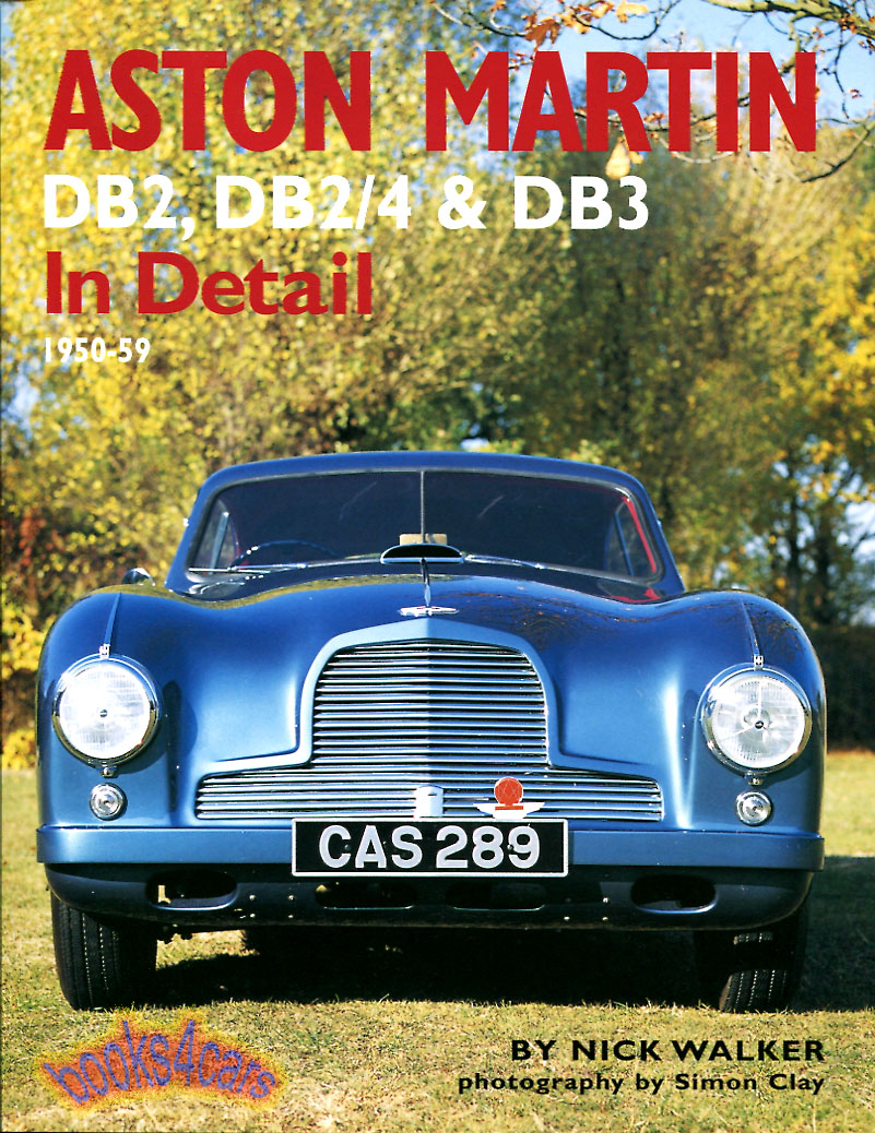 view cover of Aston Martin in Detail by Walker DB1 DB2 DB2/4 DB3 176 pages Hardcover