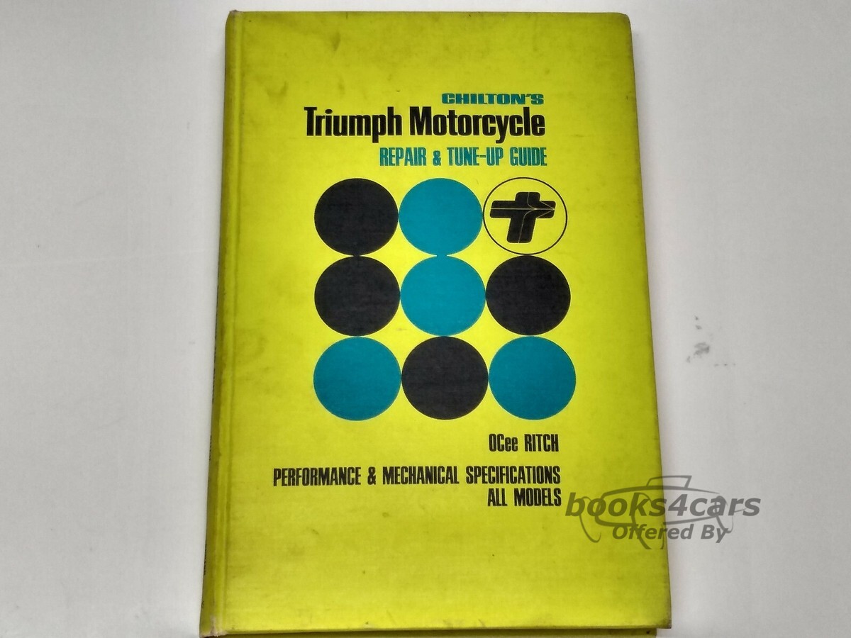 view cover of 1945-1963 Triumph Motorcycle Shop Service Repair Manual by Chilton's